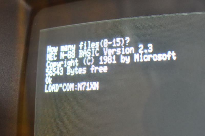 N88BASIC画面