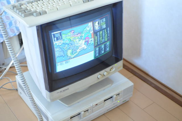 ゲームソフト「信長の野望／戦国群雄伝」で動作確認