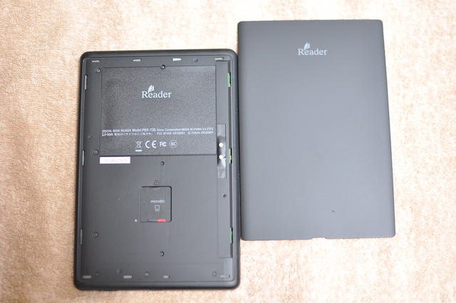 SONY reader PRT-T3のマイクロSDカードスロット