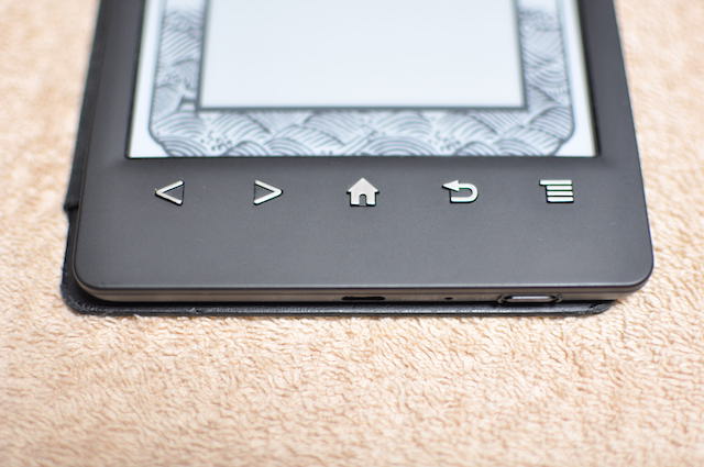 SONY reader PRT-T3の物理ボタン