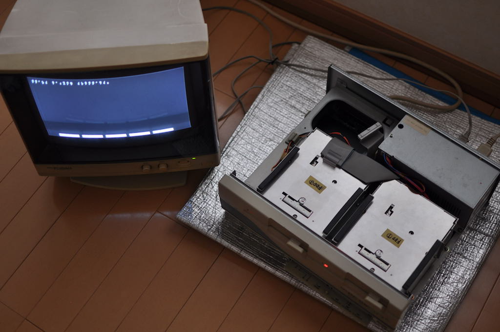 88モードで起動したPC-98DO+