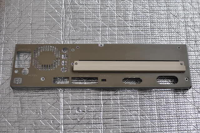 PC-8801FAのバックパネル