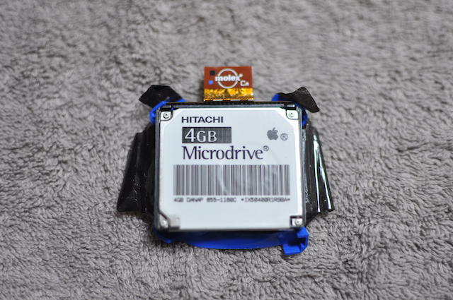 iPodMiniのマイクロドライブ