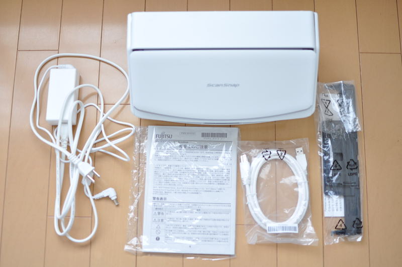 ScanSnap iX1500の付属品