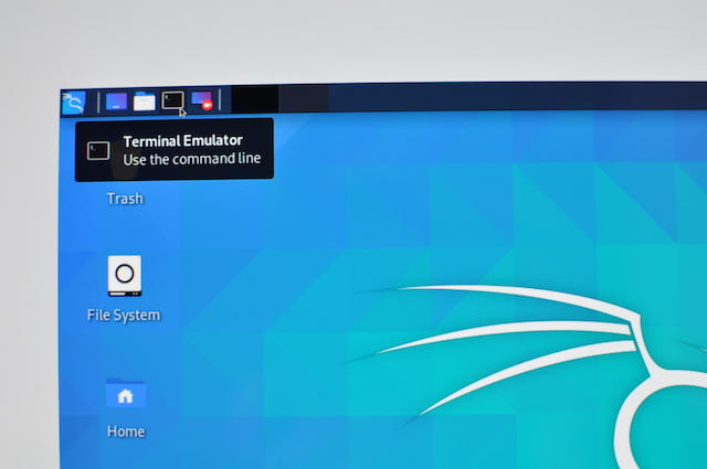 Kali-Linuxでターミナルを立ち上げる
