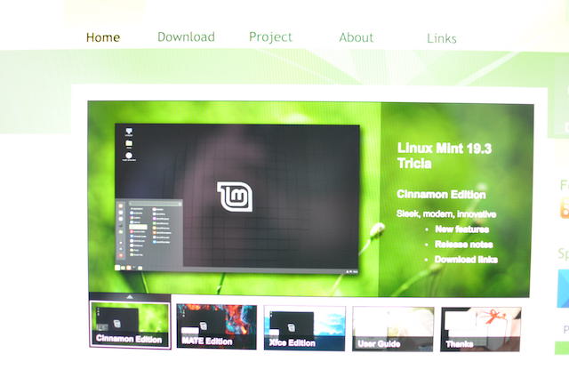 LinuxMint公式ページ