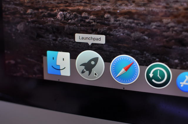 Launchpadをクリック