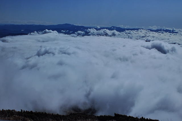 鳥海山の雲海