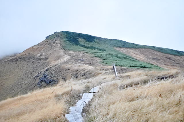 長坂道の尾根