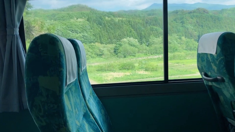 尾瀬戸倉より関越交通尾瀬合で帰宅の徒へ