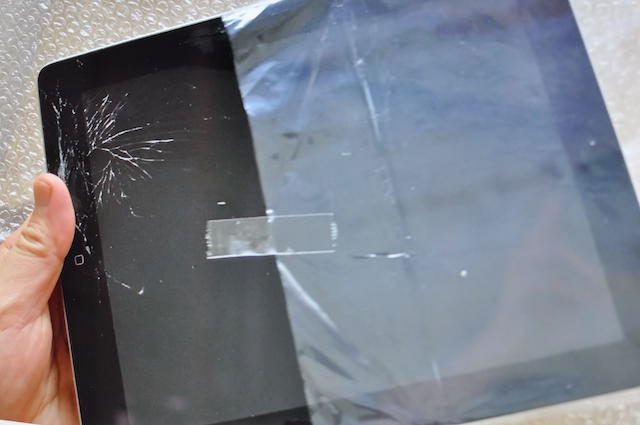 オークションサイトで購入したiPad第3世代のジャンク品