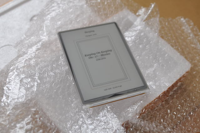Ali-Expressで購入したSONY-Readerディスプレイの交換品