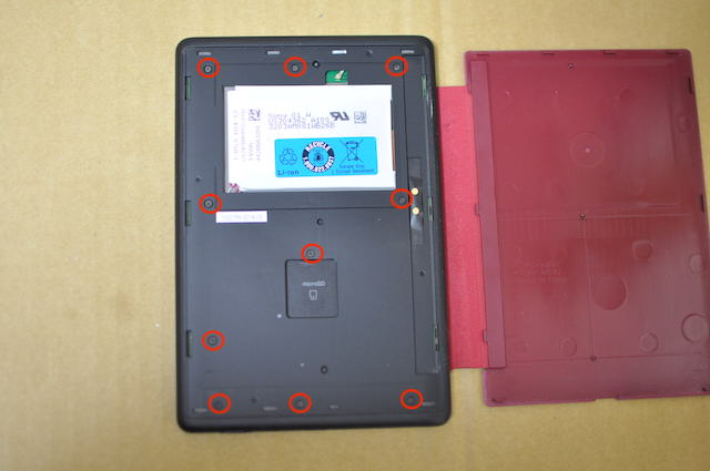SONY-Readerの分解中