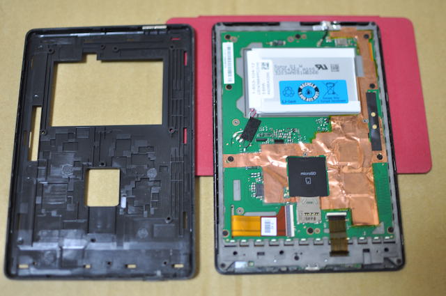 SONY-Readerの分解中
