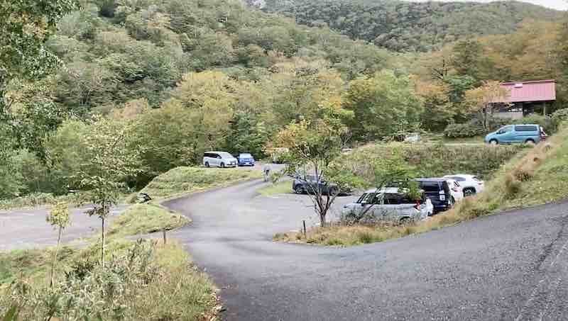 早池峰山の小田越登山口に一番近い河原坊駐車場