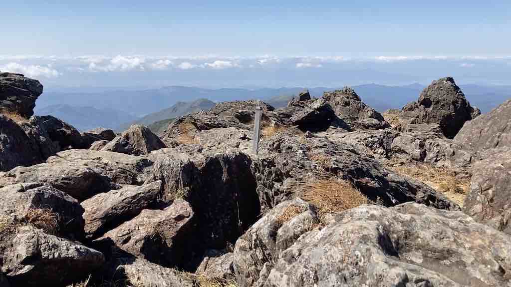 早池峰山山頂付近