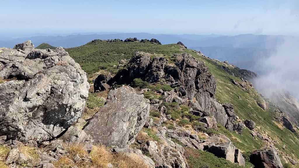 早池峰山山頂付近